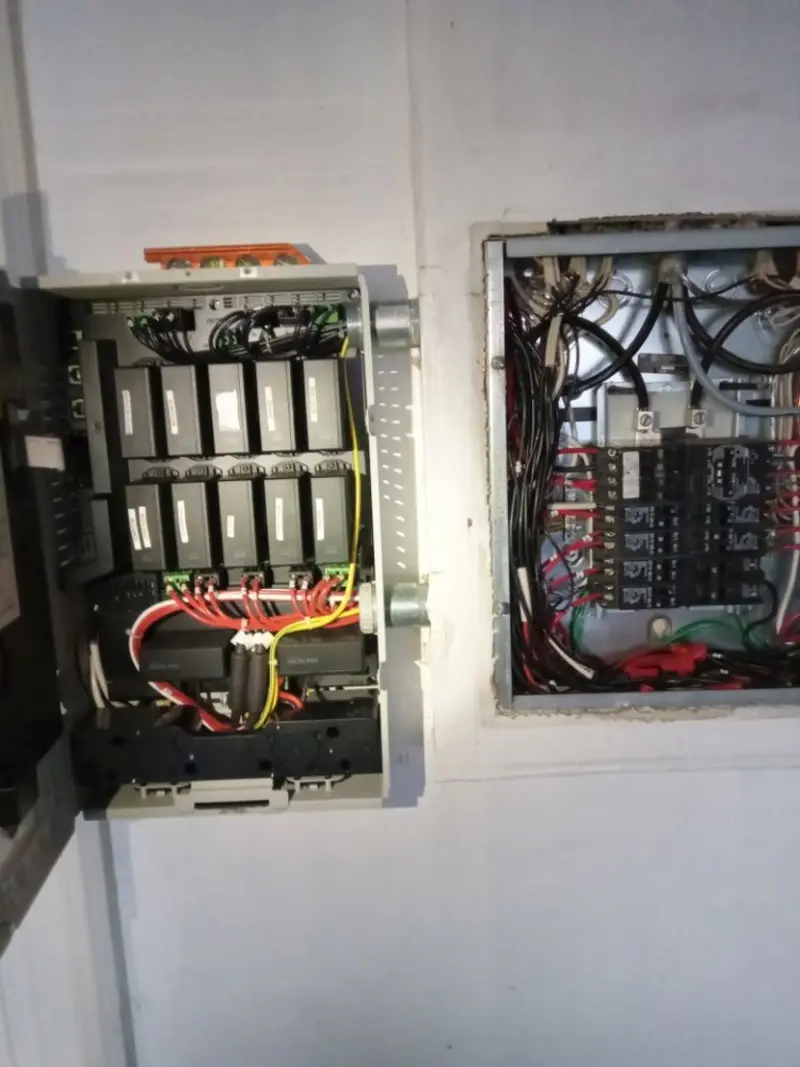 Electrical panel upgrade completed for Indoor Lighting Installation in Clemmons